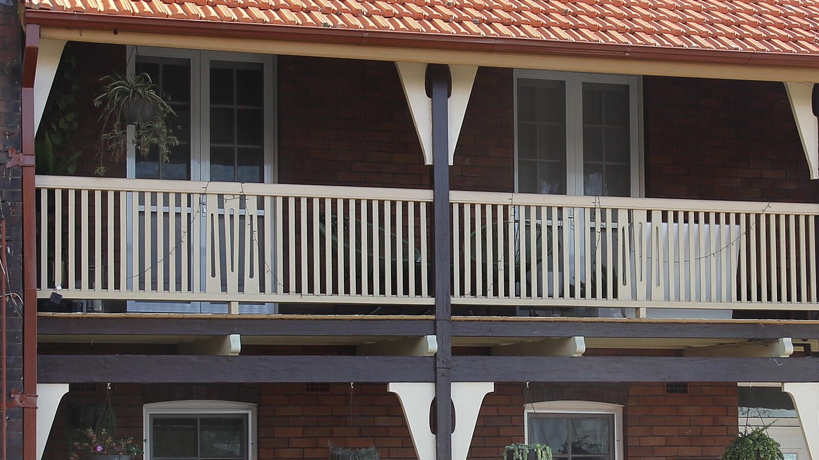 Two-storey brick terraces in inner Sydney