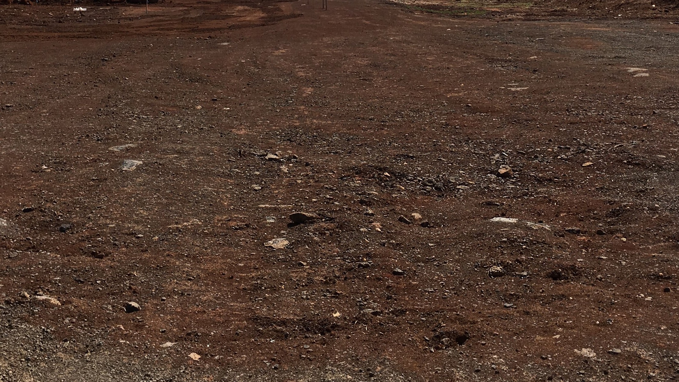 Housing development under construction with earthworks