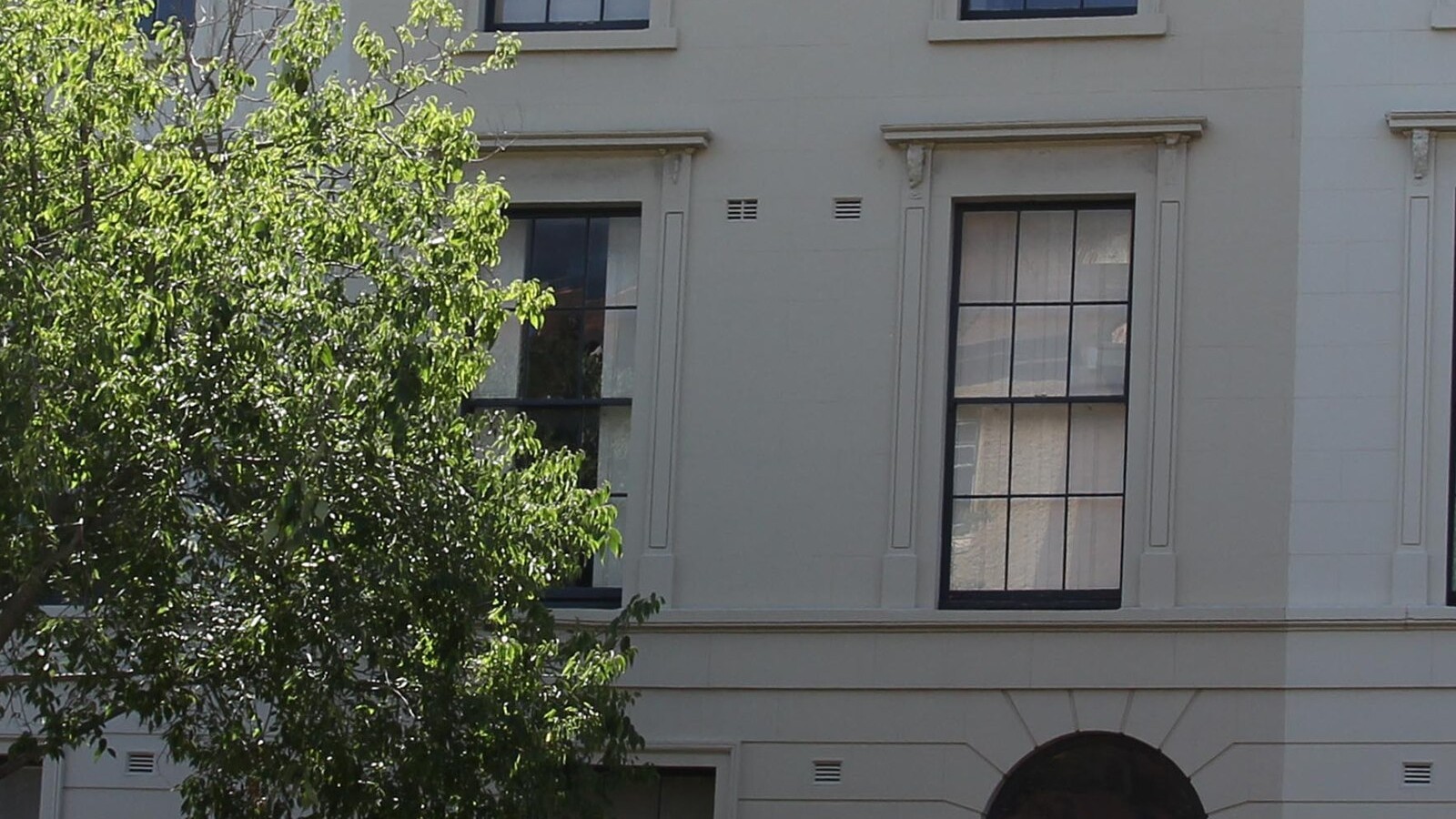 Attached terrace houses with shared party walls